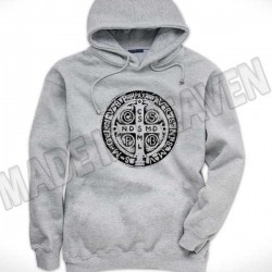 B38A. KRZYŻ ŚW. BENEDYKTA KAPTUR - MELANŻ