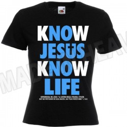 D32B. KNOW JESUS KNOW LIFE - CZARNA