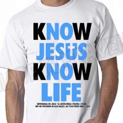 K35.KNOW JESUS KNOW LIFE - BIAŁA