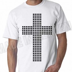 K00. KRZYŻ - Koszulka chrześcijańska