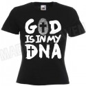 BÓG JEST W MOIM DNA Koszulka damska