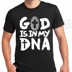 .K120A. BÓG JEST W MOIM DNA - Koszulka chrześcijańska