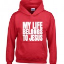 ,BD173. MY LIFE BELONGS TO JESUS - BLUZA CHRZEŚCIJAŃSKA