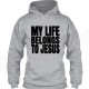 BD173. MY LIFE BELONGS TO JESUS - BLUZA CHRZEŚCIJAŃSKA