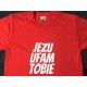 JEZU UFAM TOBIE - koszulka brązowa S