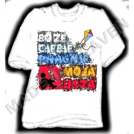 BOŻE CIEBIE PRAGNIE DUSZA MOJA T-SHIRT M