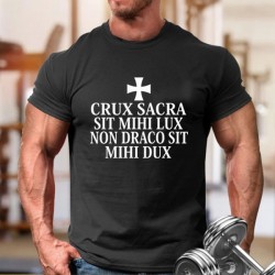 Krzyż święty niech mi będzie światłem - KOSZULKA