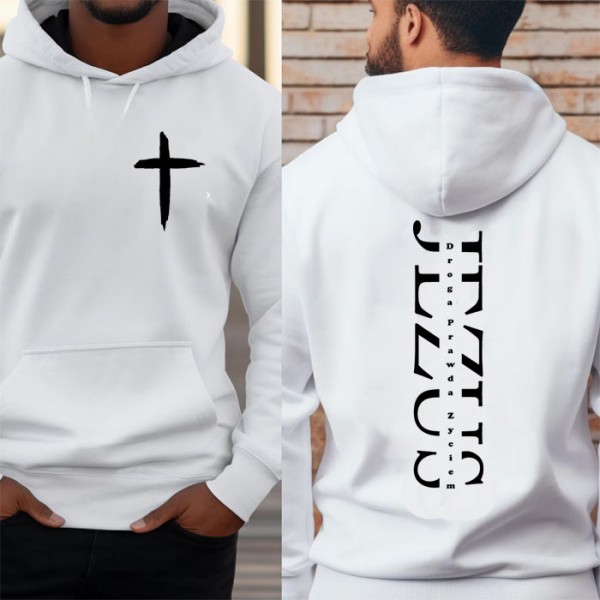 JEZUS Drogą Prawdą Życiem Bluza chrześcijańska